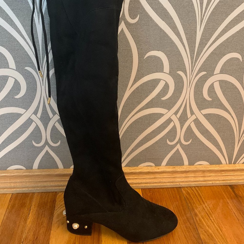 Black Ivanka Trump Knee-Highs